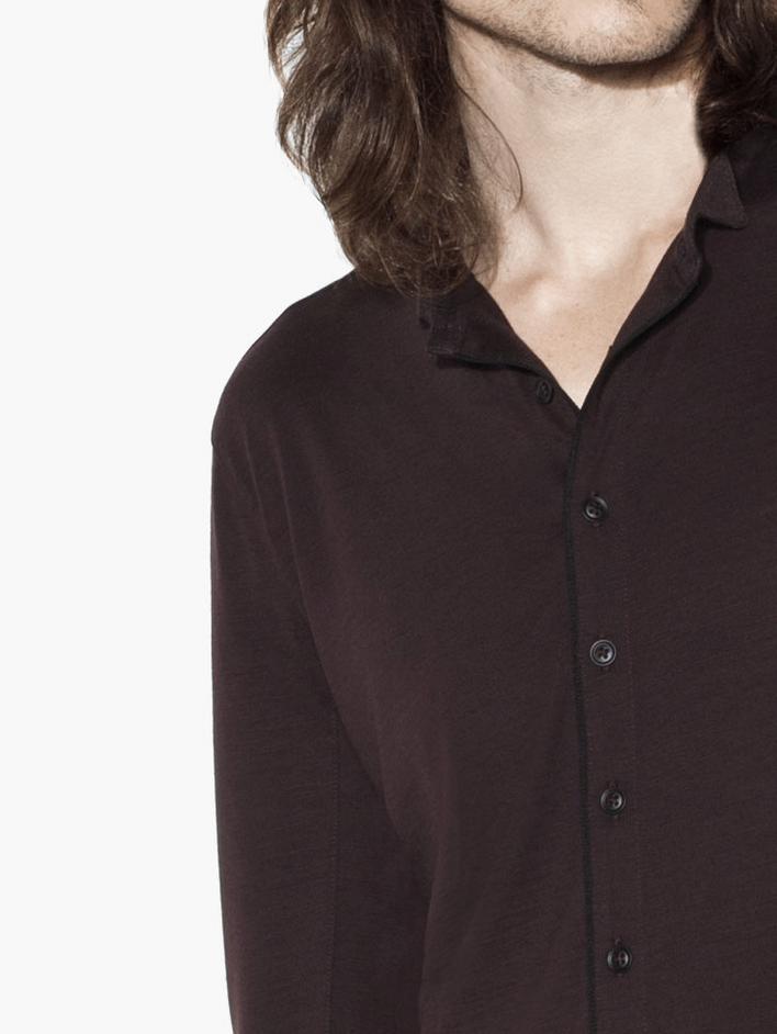 Merino Wool Button-Up Shirt image number 3