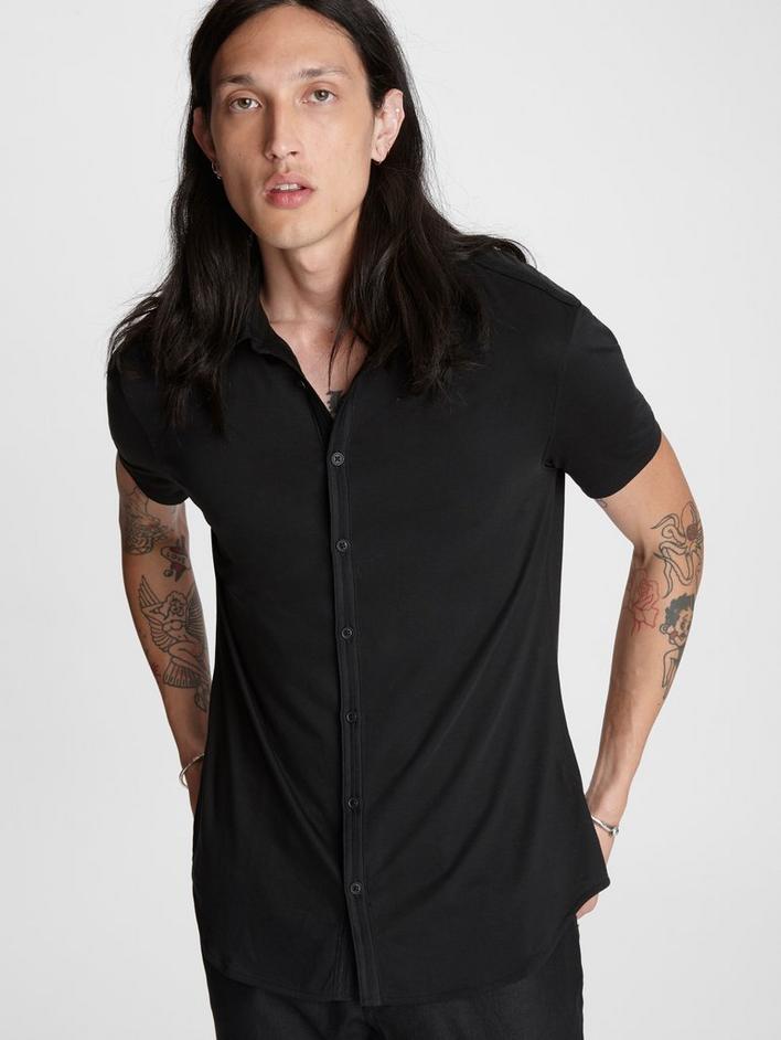 Short Sleeve Button Front Shirt image number 4