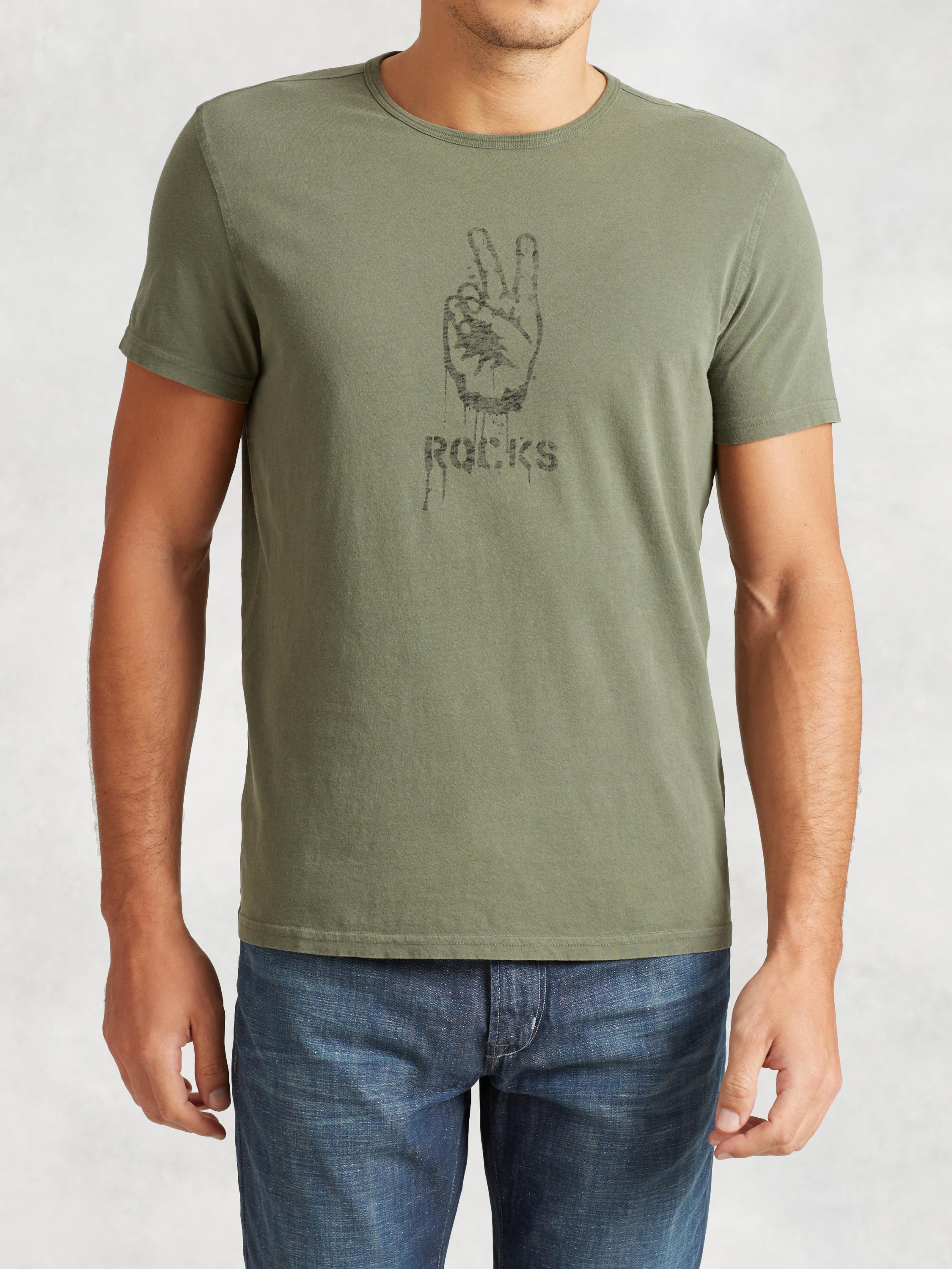 Peace Rocks Graphic Tee image number 1