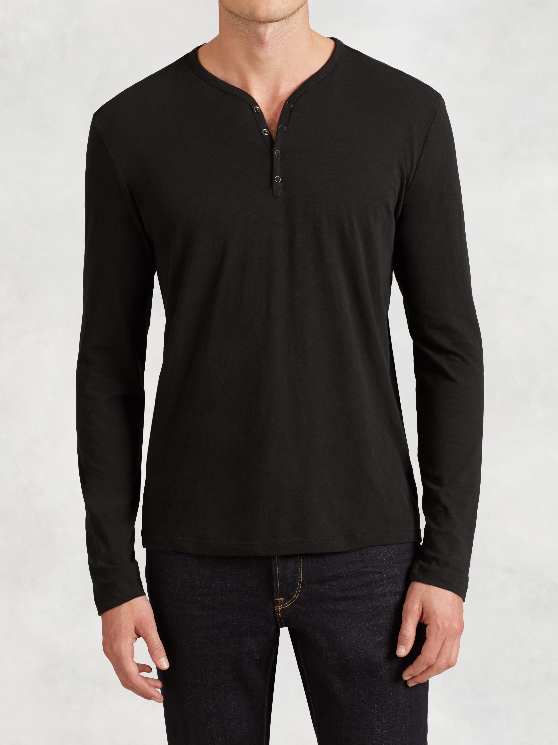 Cotton Henley image number 1