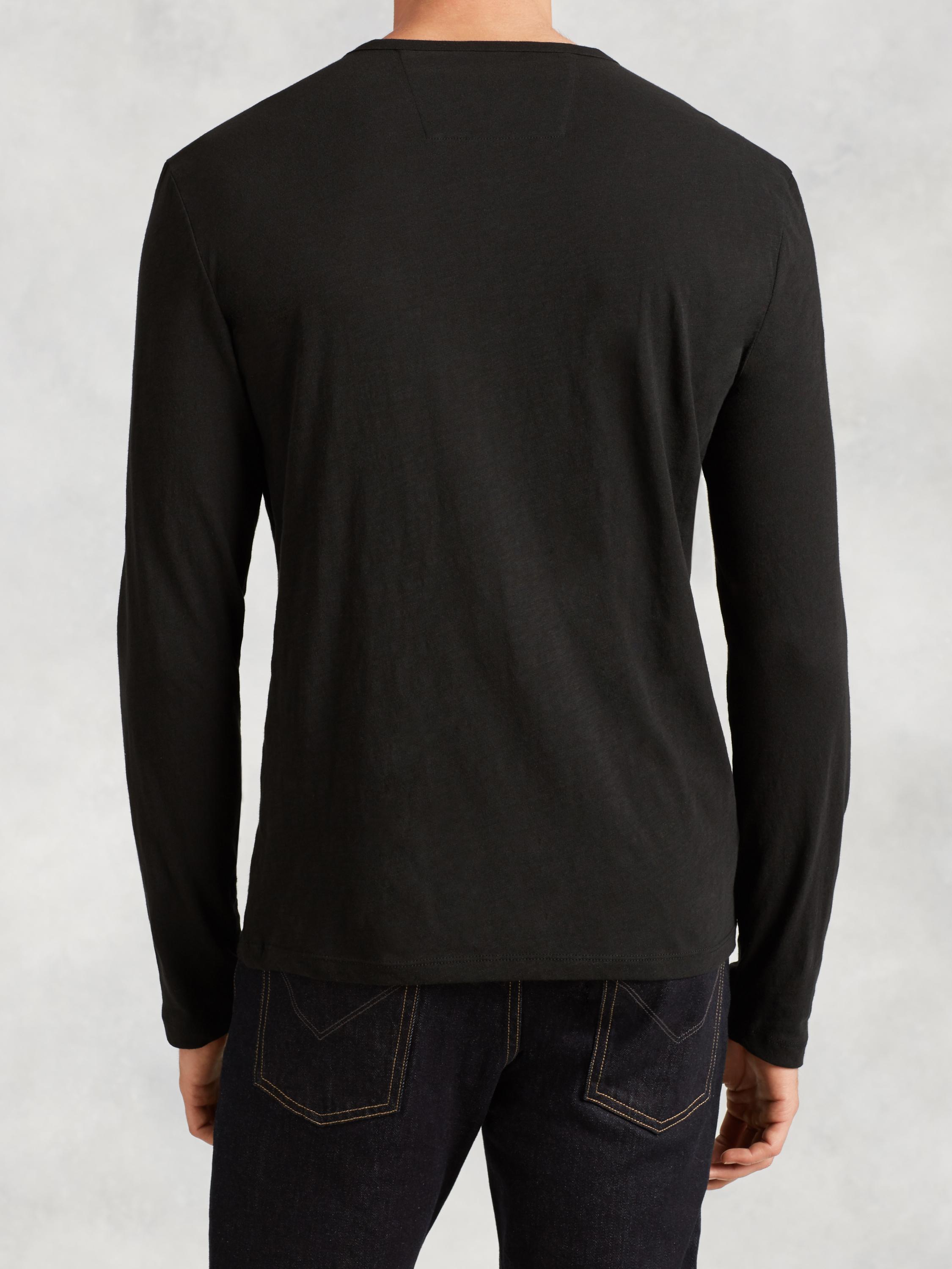 Cotton Henley image number 2