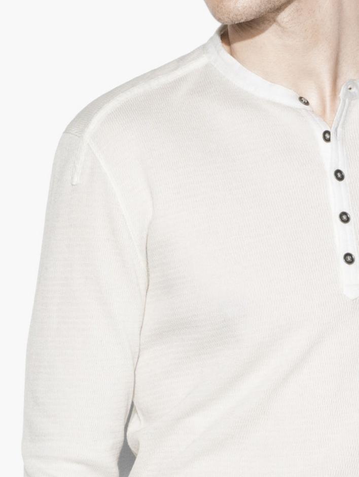 LONG SLEEVE HENLEY image number 3