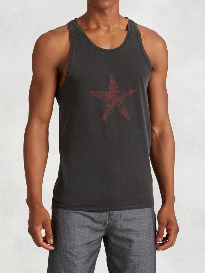 Faded Star Graphic Tank image number 1