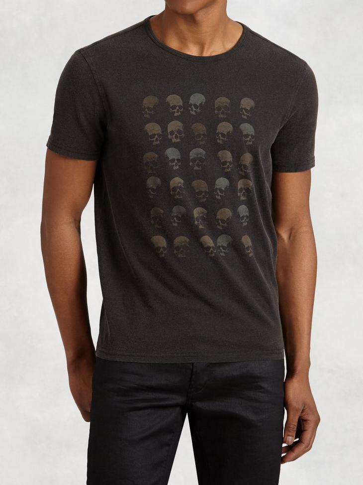 Skull Rows Graphic Tee image number 1