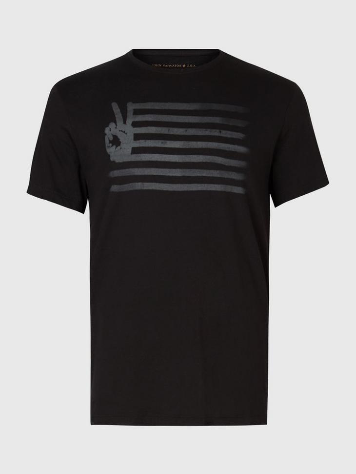 PEACE FLAG GRAPHIC TEE image number 1