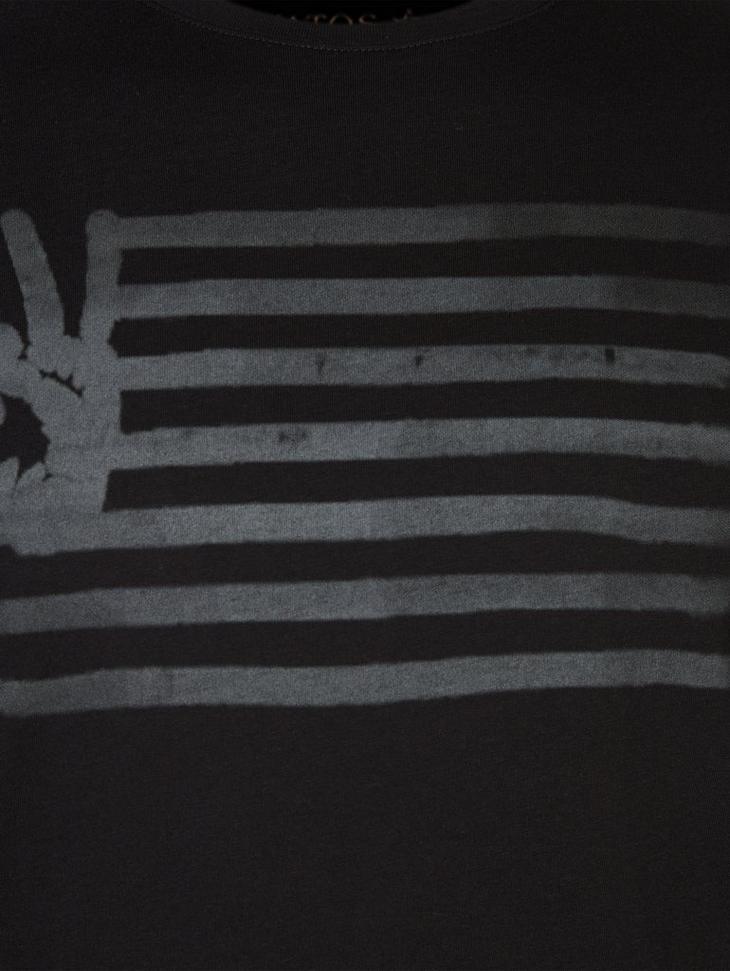 PEACE FLAG GRAPHIC TEE image number 4