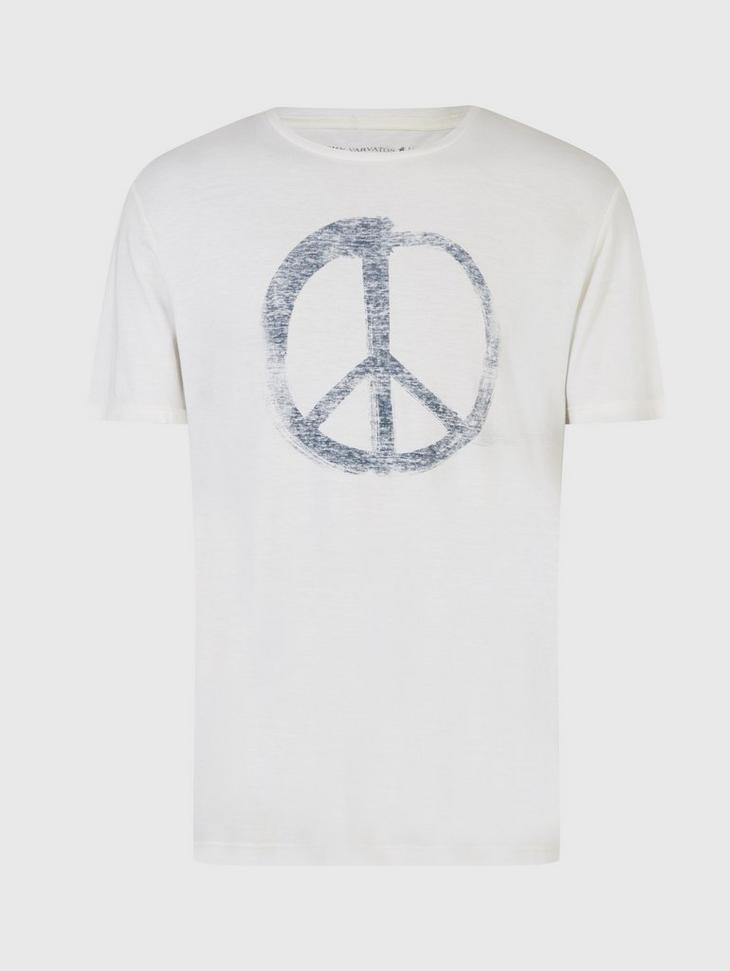 PEACE SYMBOL GRAPHIC TEE image number 2