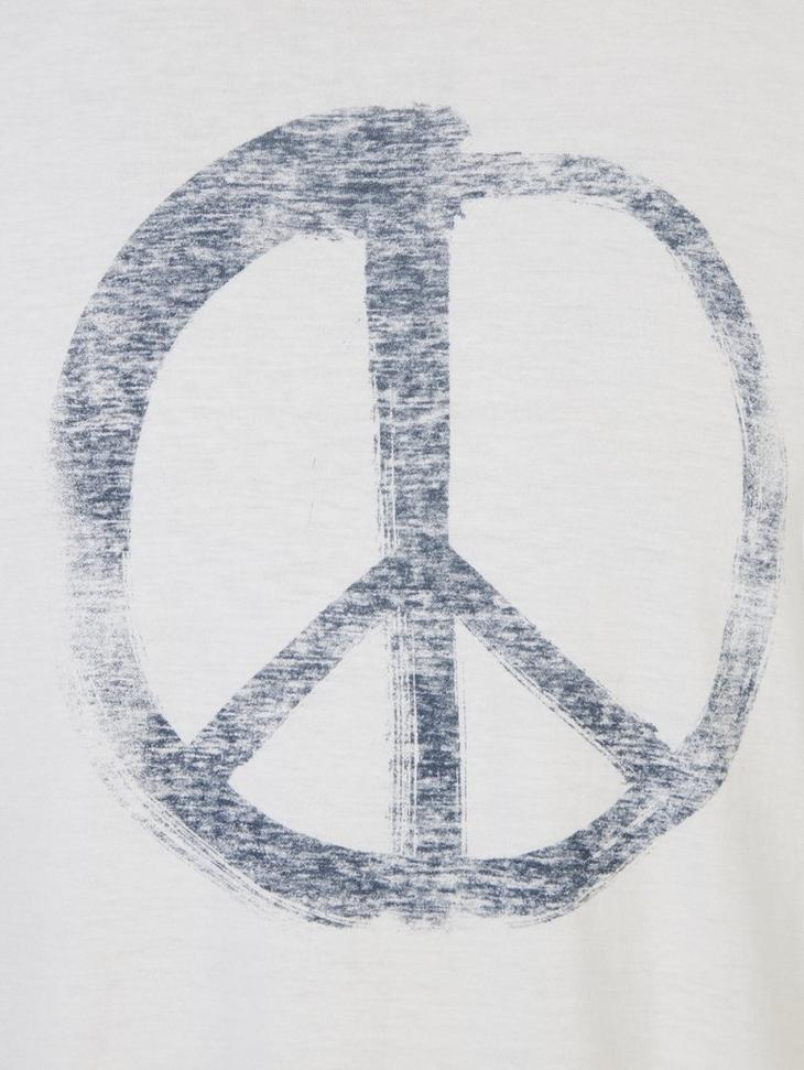 PEACE SYMBOL GRAPHIC TEE image number 5