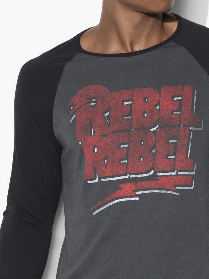 Bowie Rebel Rebel Raglan Tee image number 3