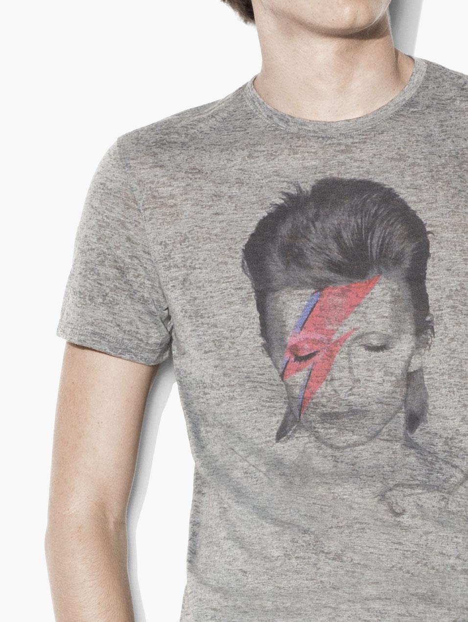 BOWIE FACE SHORT SLEEVE GRAPHIC TEE image number 3