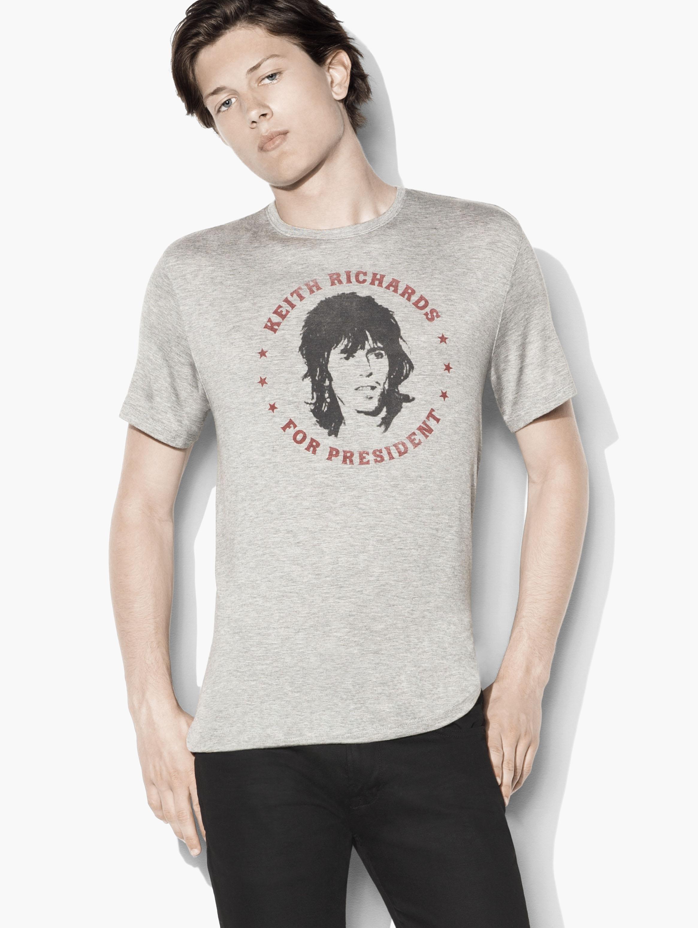 Keith Richards for President Graphic Tee image number 1