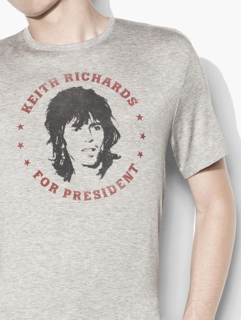 Keith Richards for President Graphic Tee image number 3