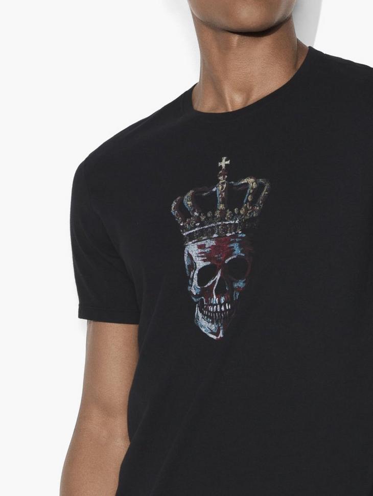 CROWNED SKULL GRAPHIC TEE image number 3