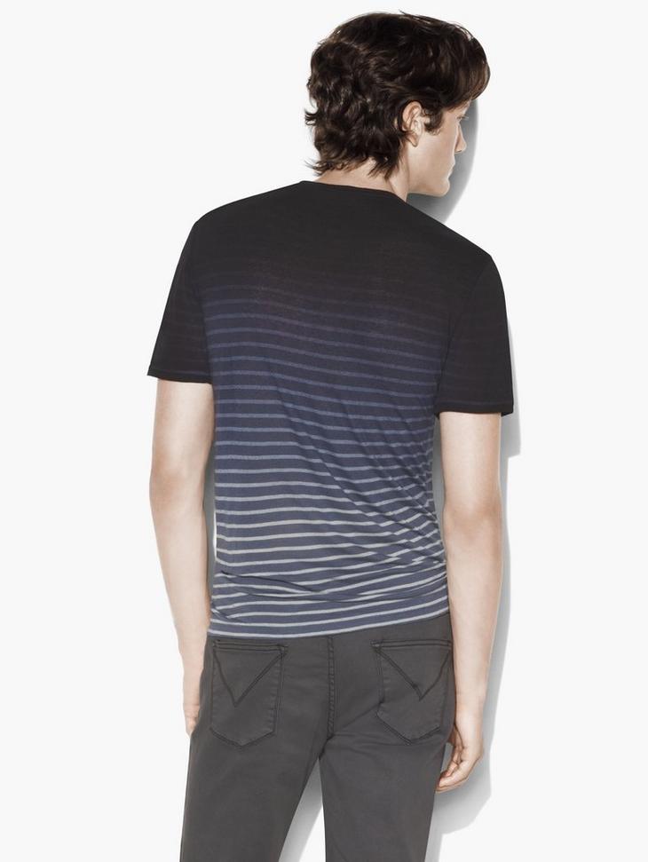 OMBRE STRIPE TEE image number 2