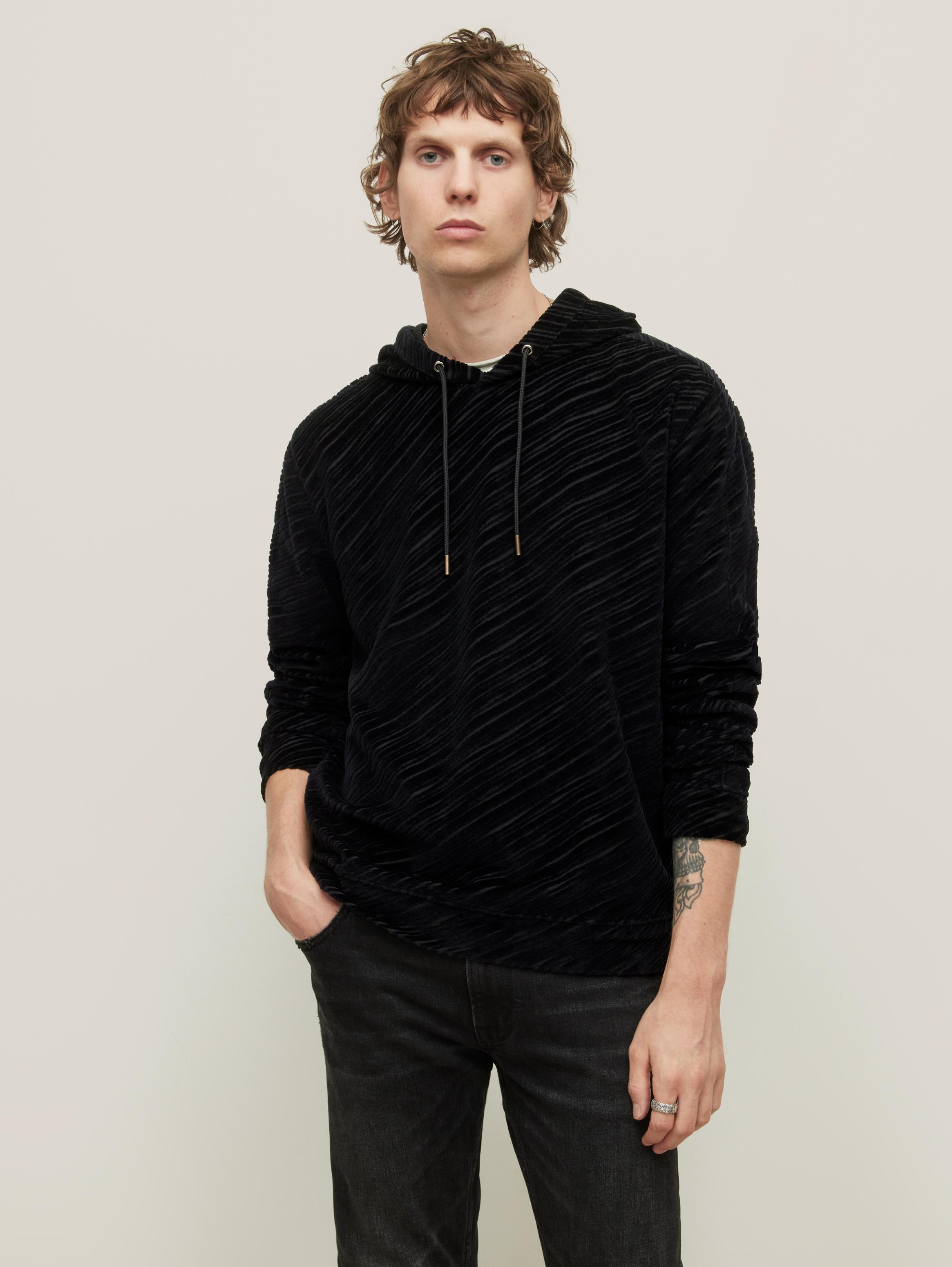 John varvatos 2024 cashmere hoodie