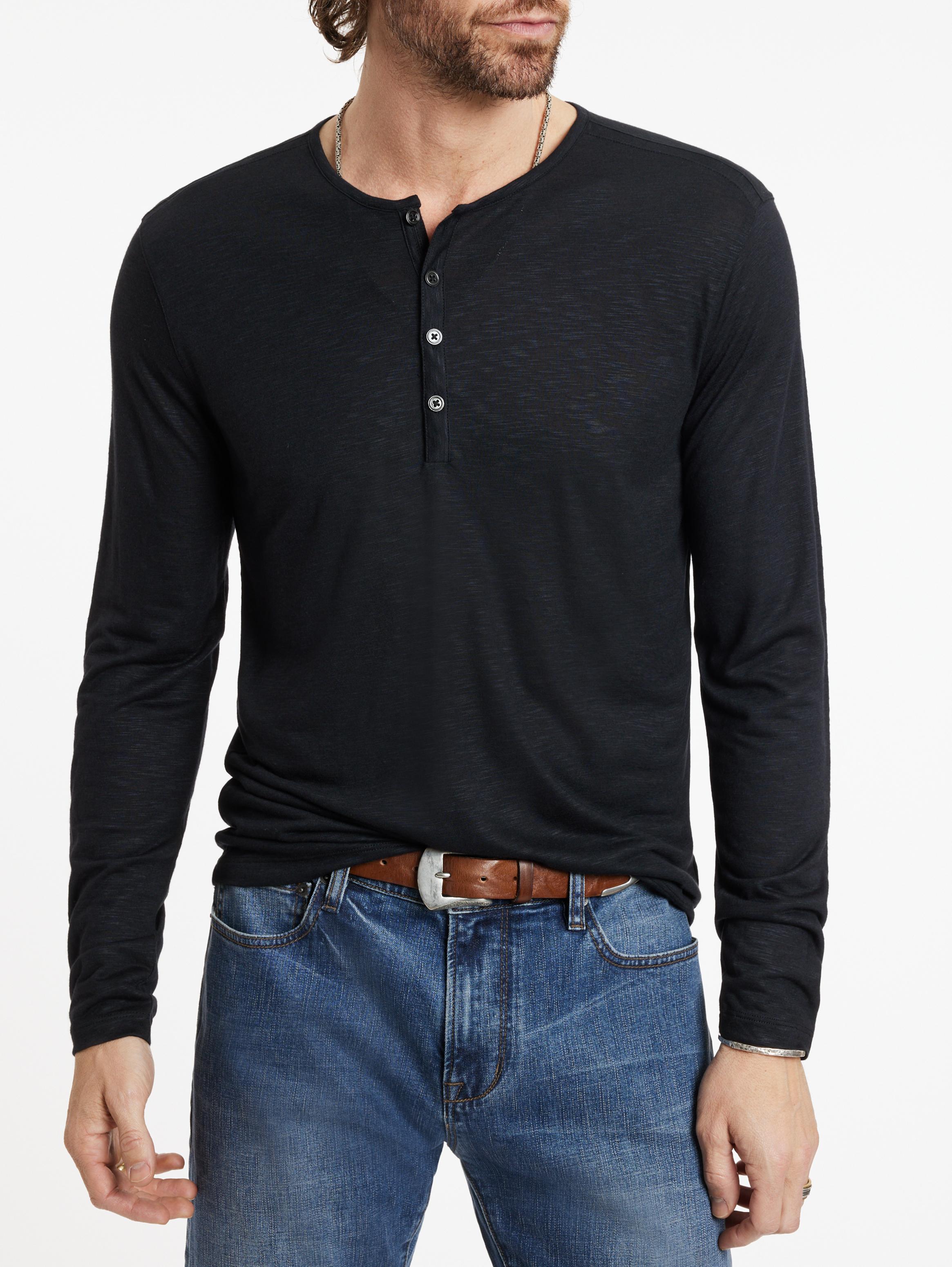 John varvatos 2025 long sleeve henley