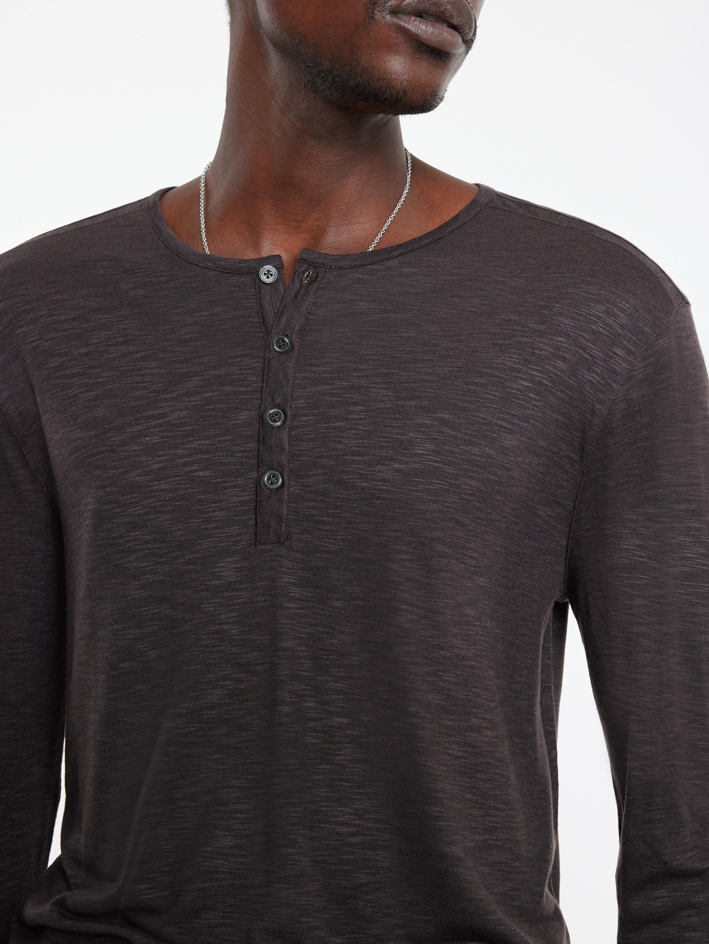 John varvatos long outlet sleeve henley