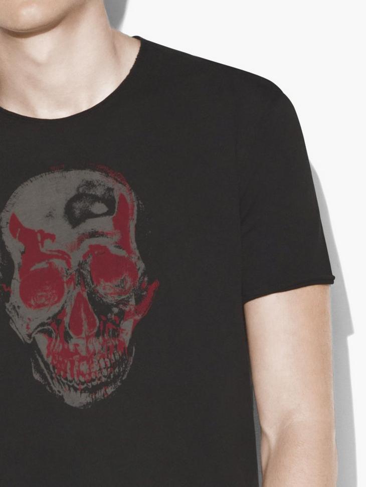 TWO-TONE SKULL TEE image number 3