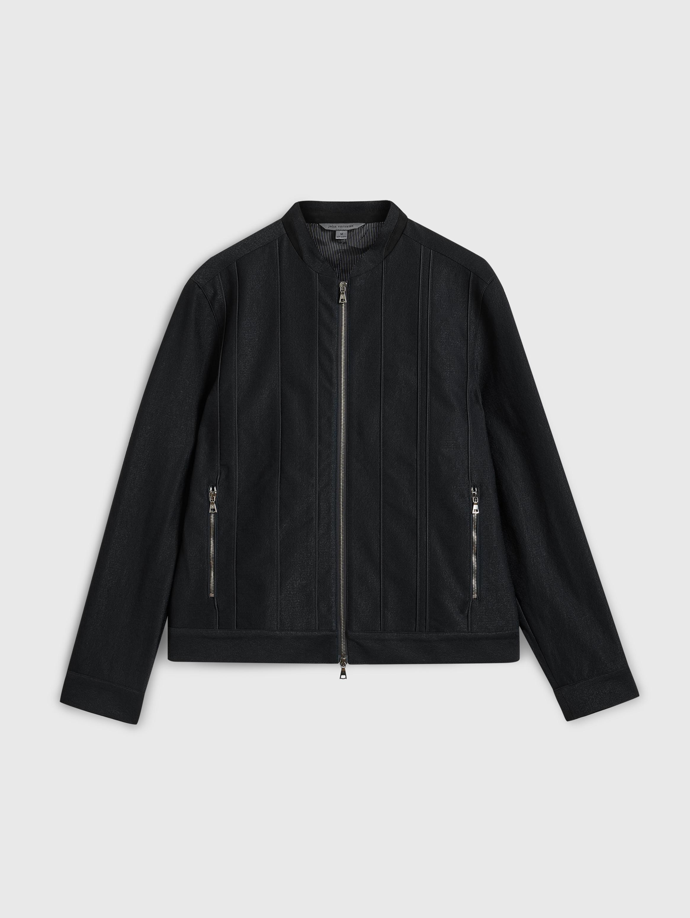 John varvatos men's leather jacket best sale