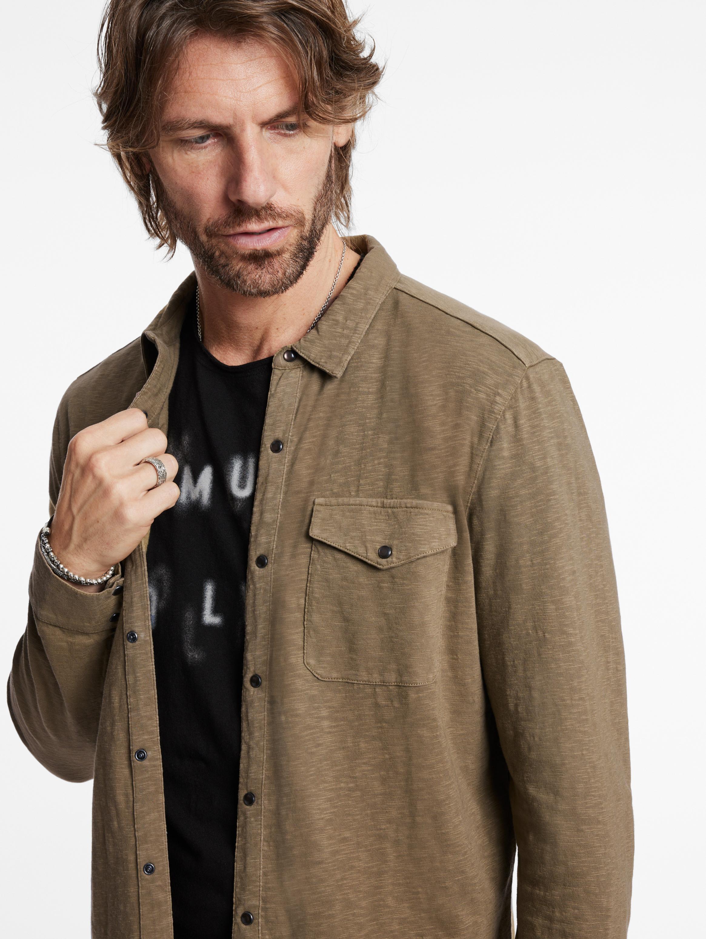 John varvatos hot sale western shirt