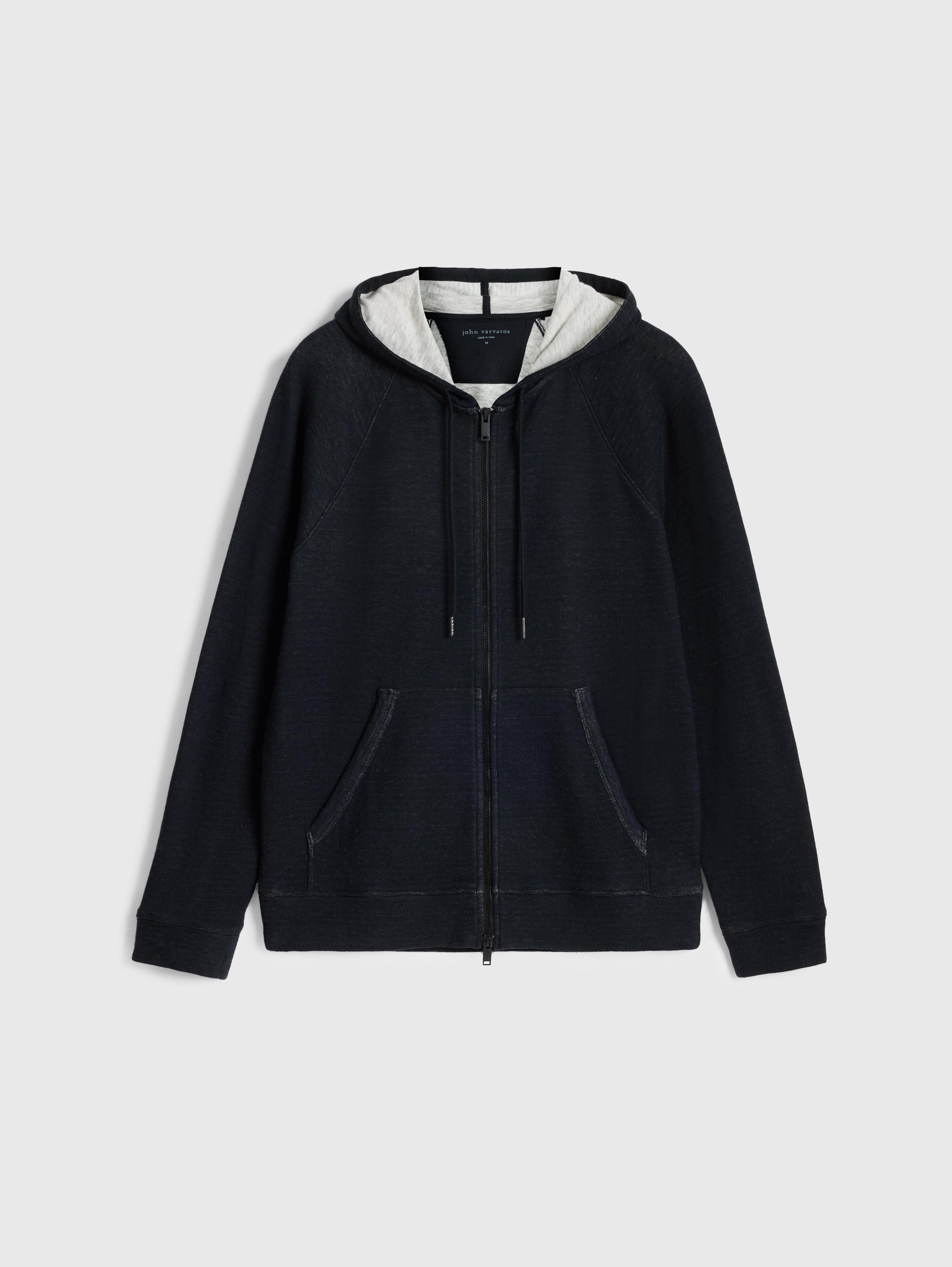 John varvatos best sale zip hoodie