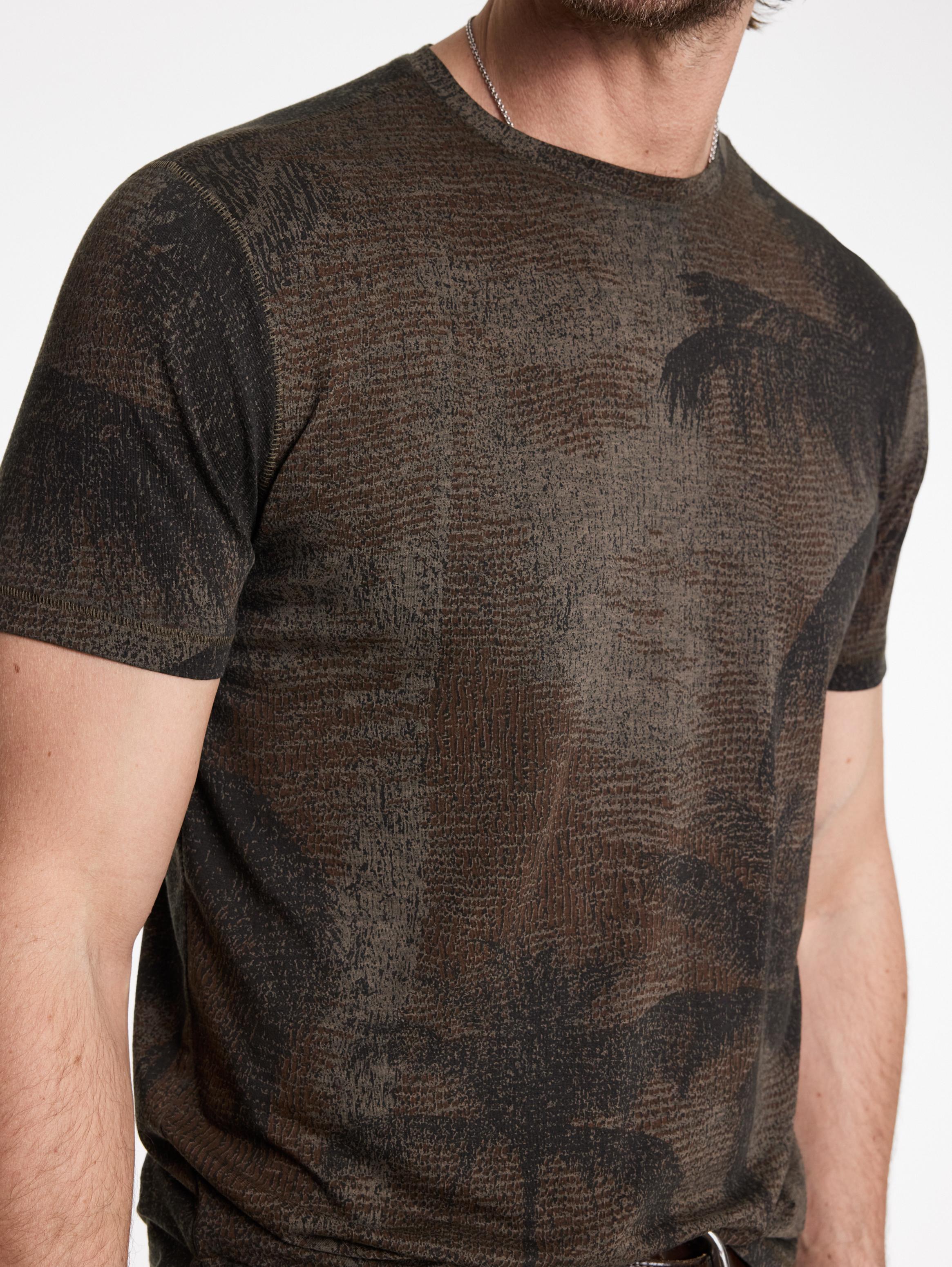 PALM PRINT BURNOUT CREW image number 3