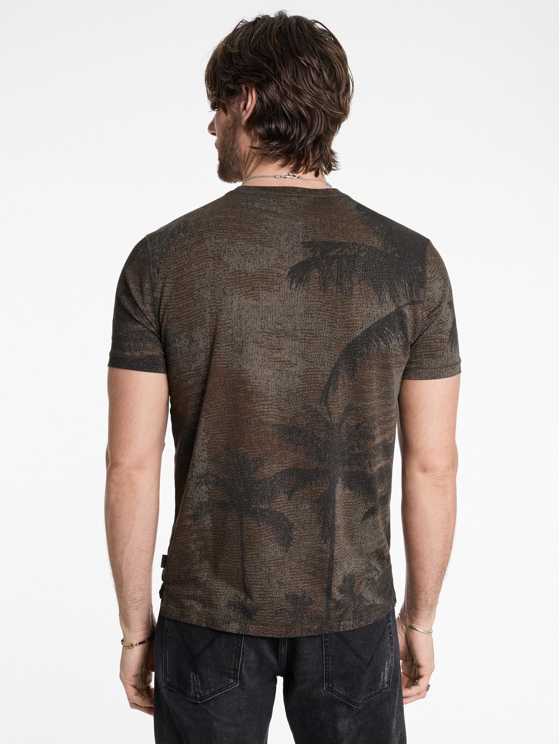 PALM PRINT BURNOUT CREW image number 6