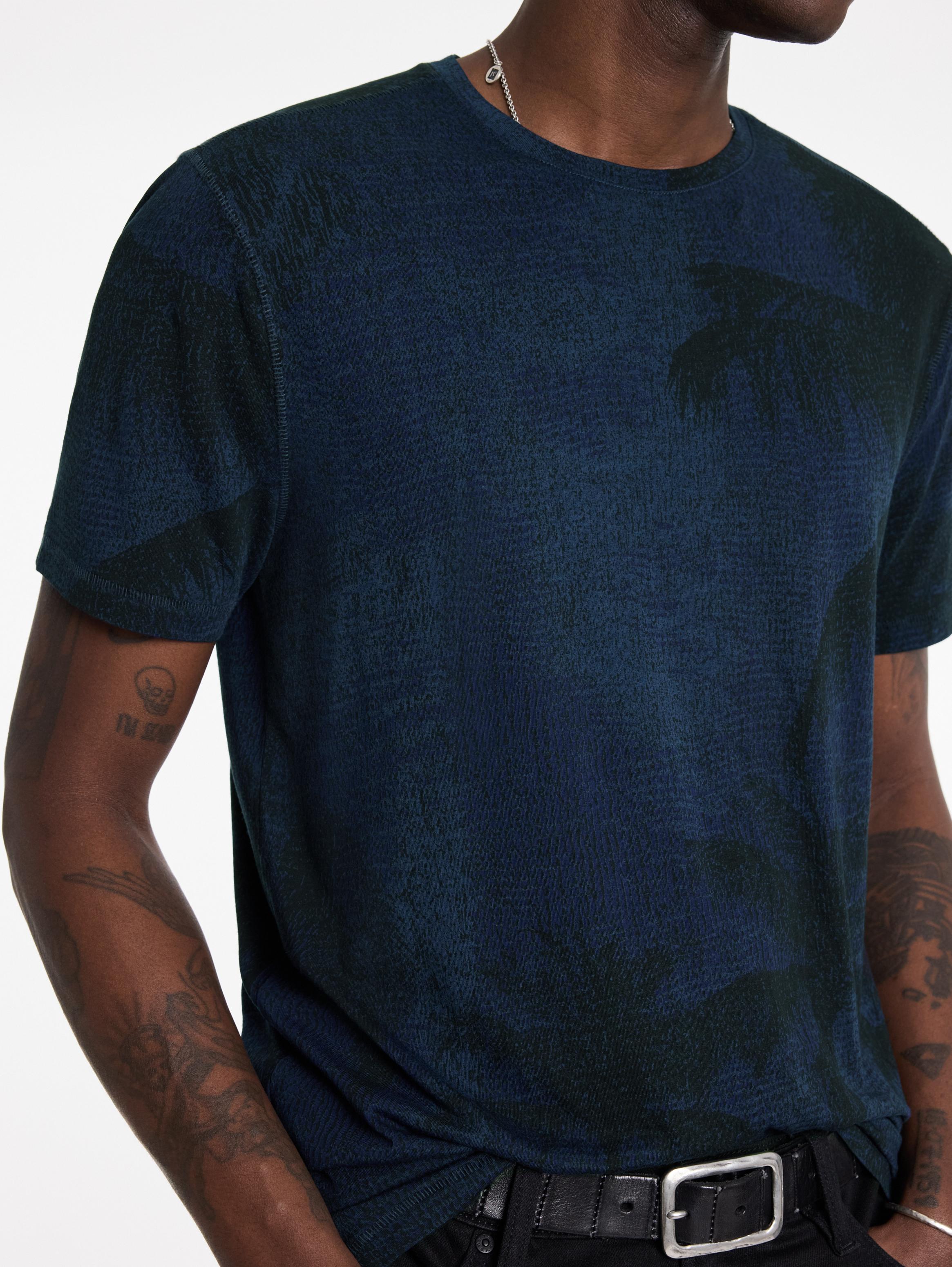 PALM PRINT BURNOUT CREW image number 3