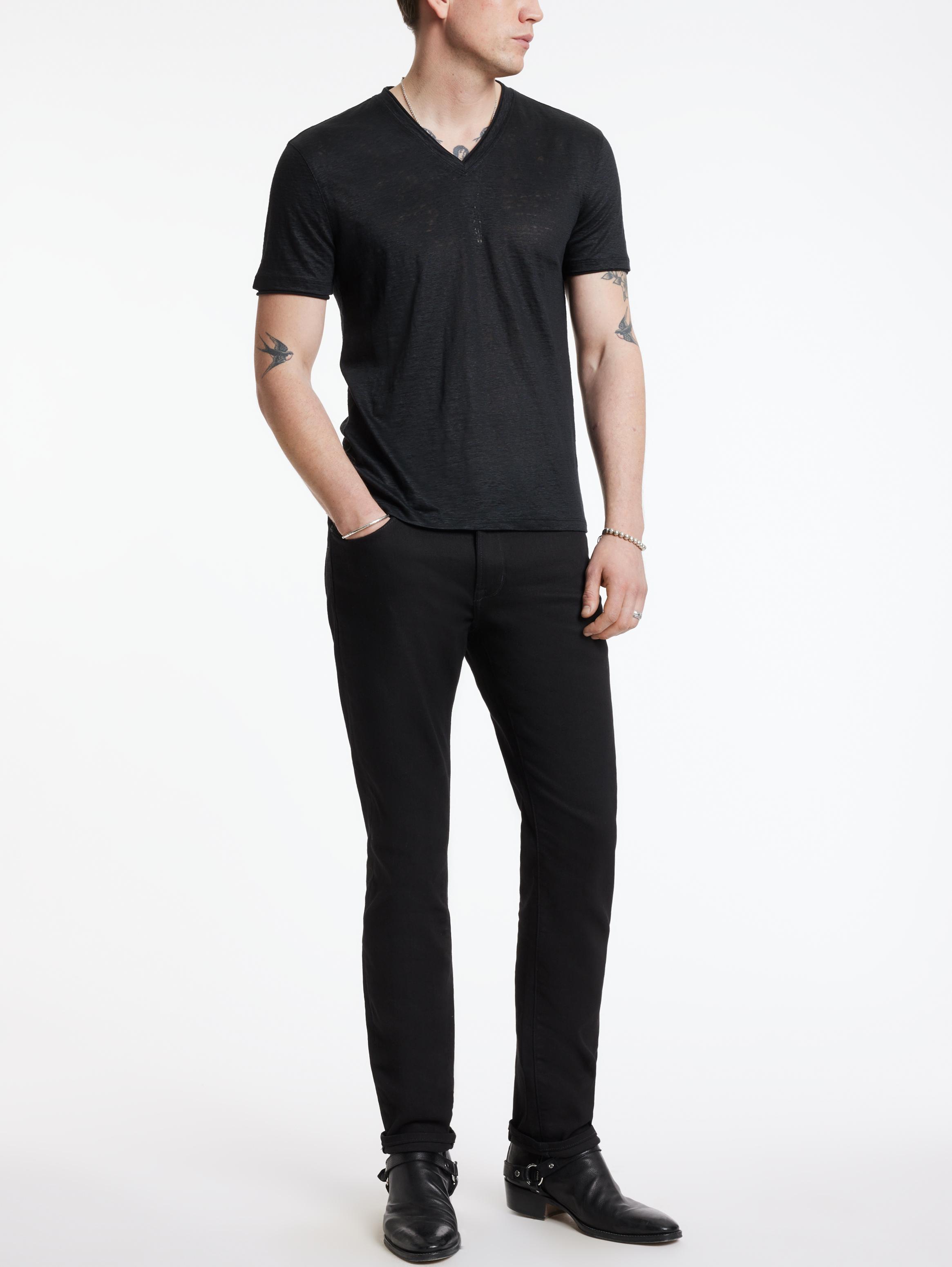 John varvatos v hot sale neck t shirt