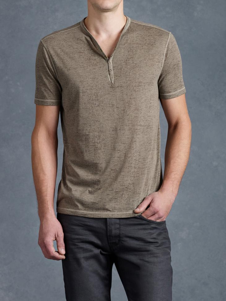 SS SNAP EYELET HENLEY image number 1