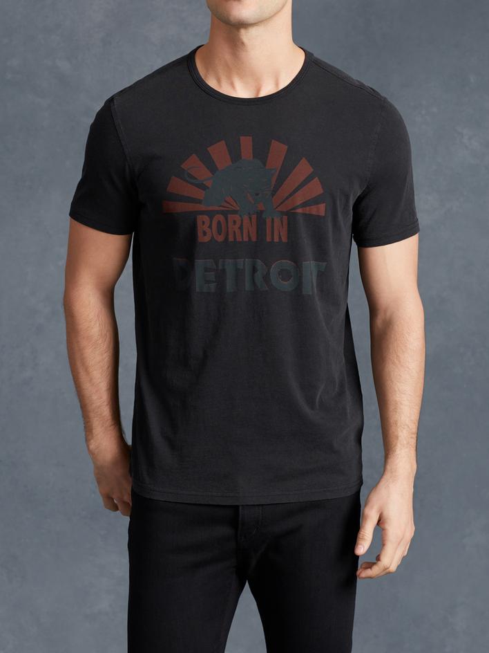 Born In Detroit Graphic Tee image number 1