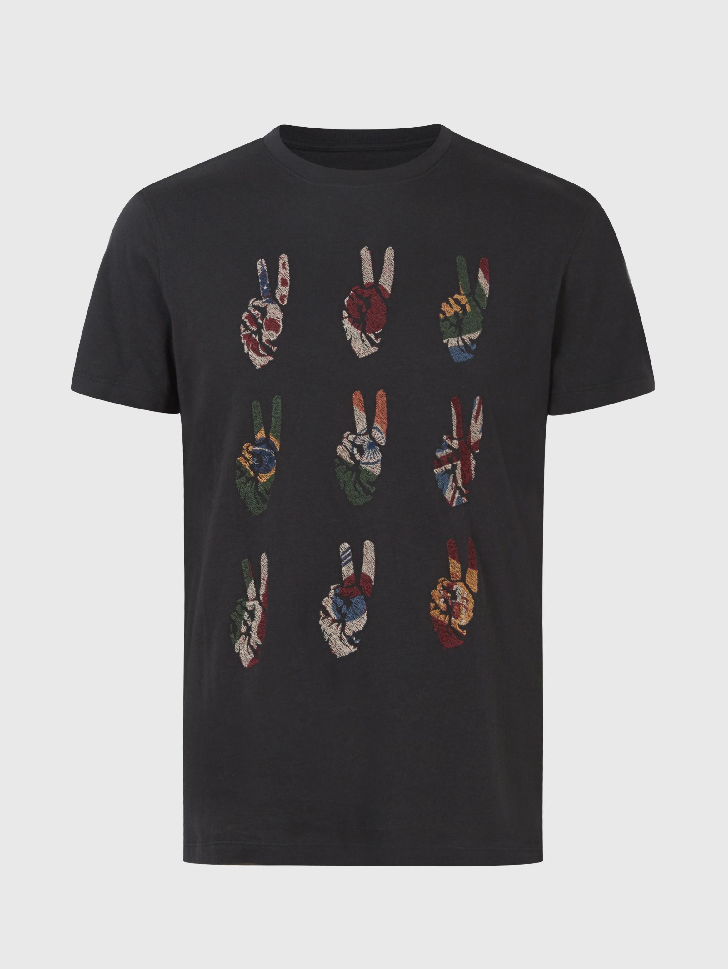 MULTI PEACE HAND TEE image number 1