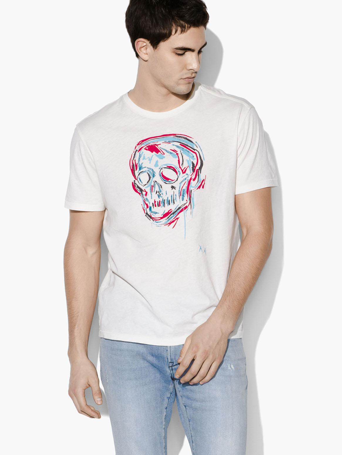 COLOR SKULL TEE image number 3
