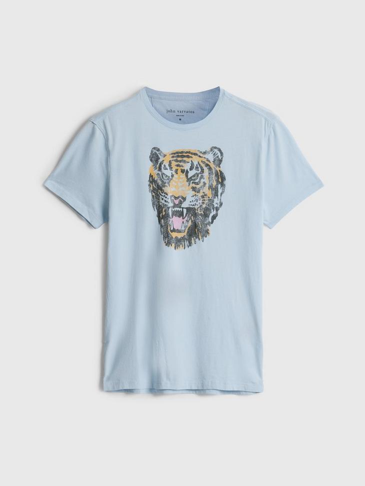 SS CREW TEE - TIGER HEAD image number 1