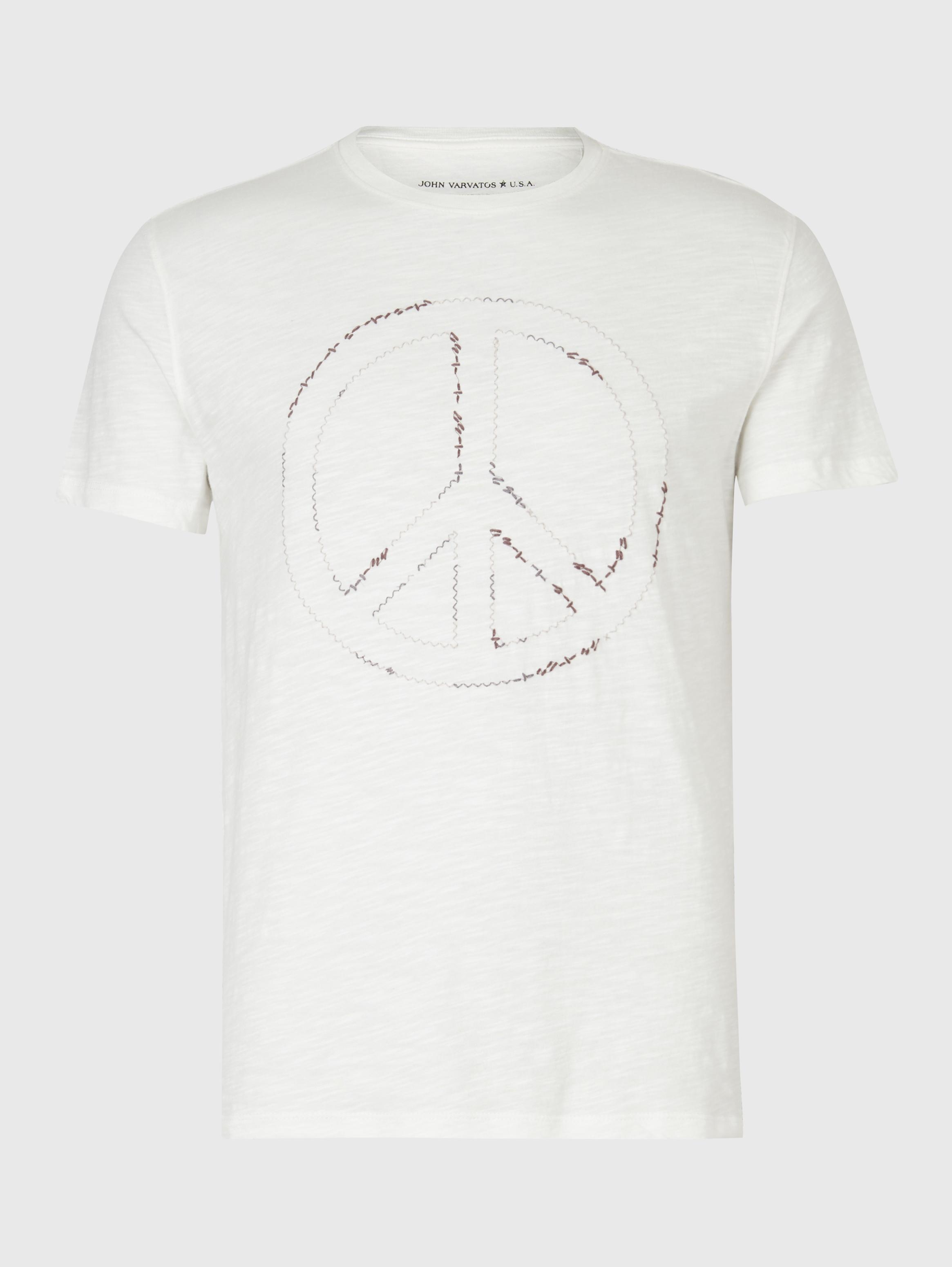 SS CREW TEE - PEACE SIGN image number 1