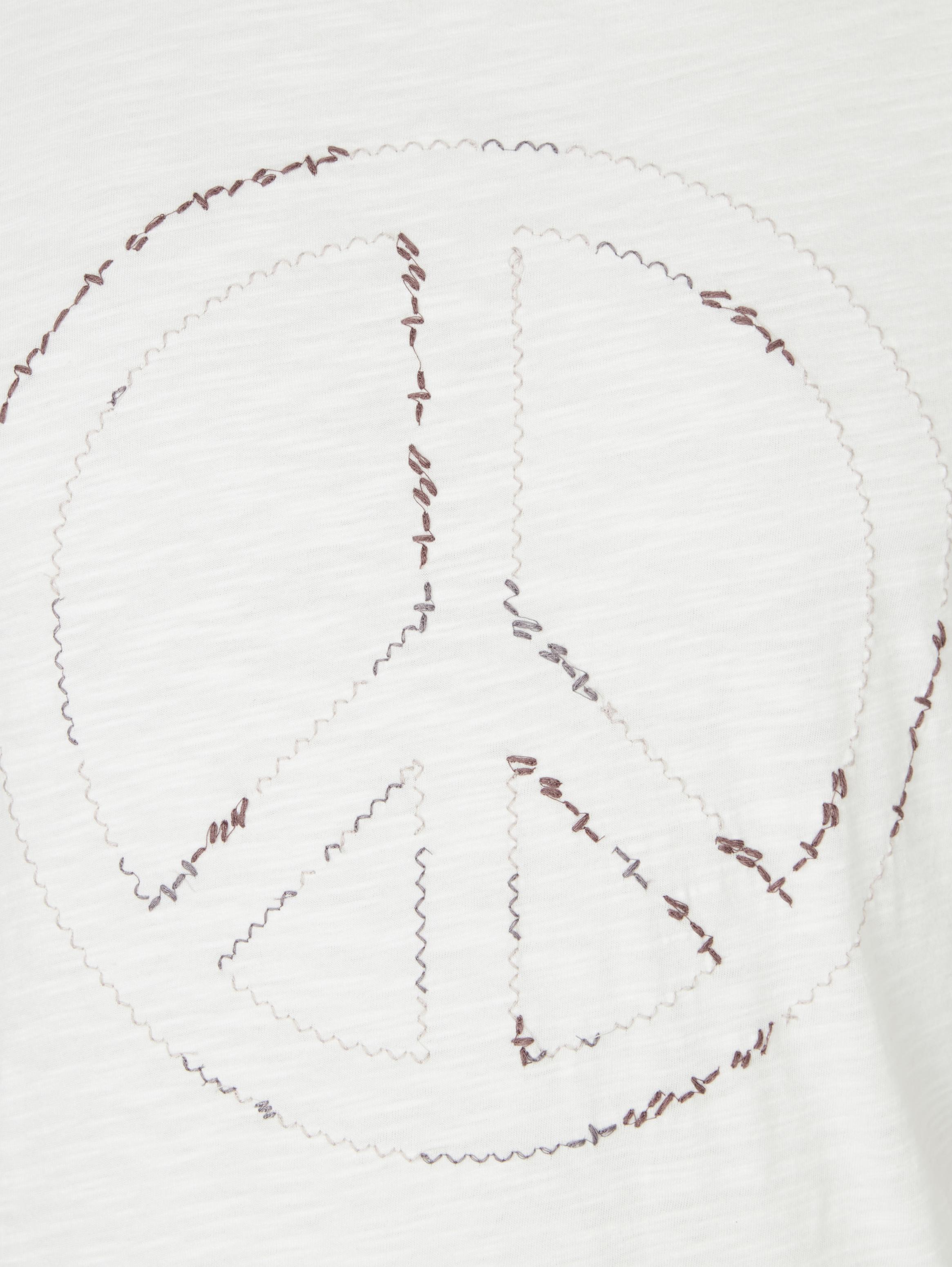 SS CREW TEE - PEACE SIGN image number 4