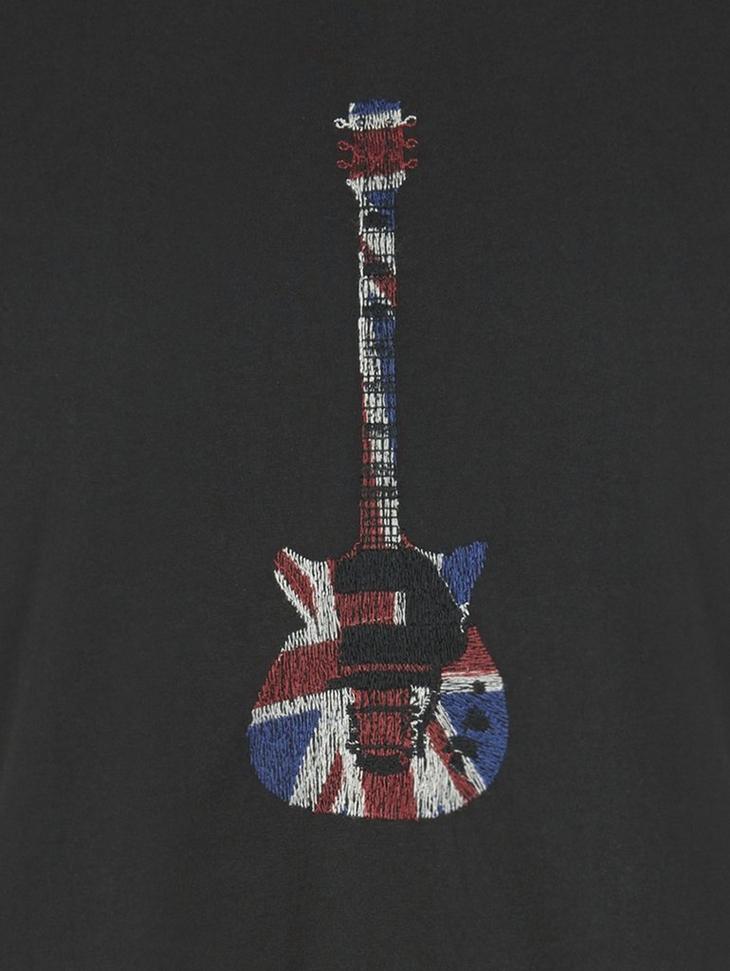 SS CREW  TEE -UNION JACK GUITAR image number 6
