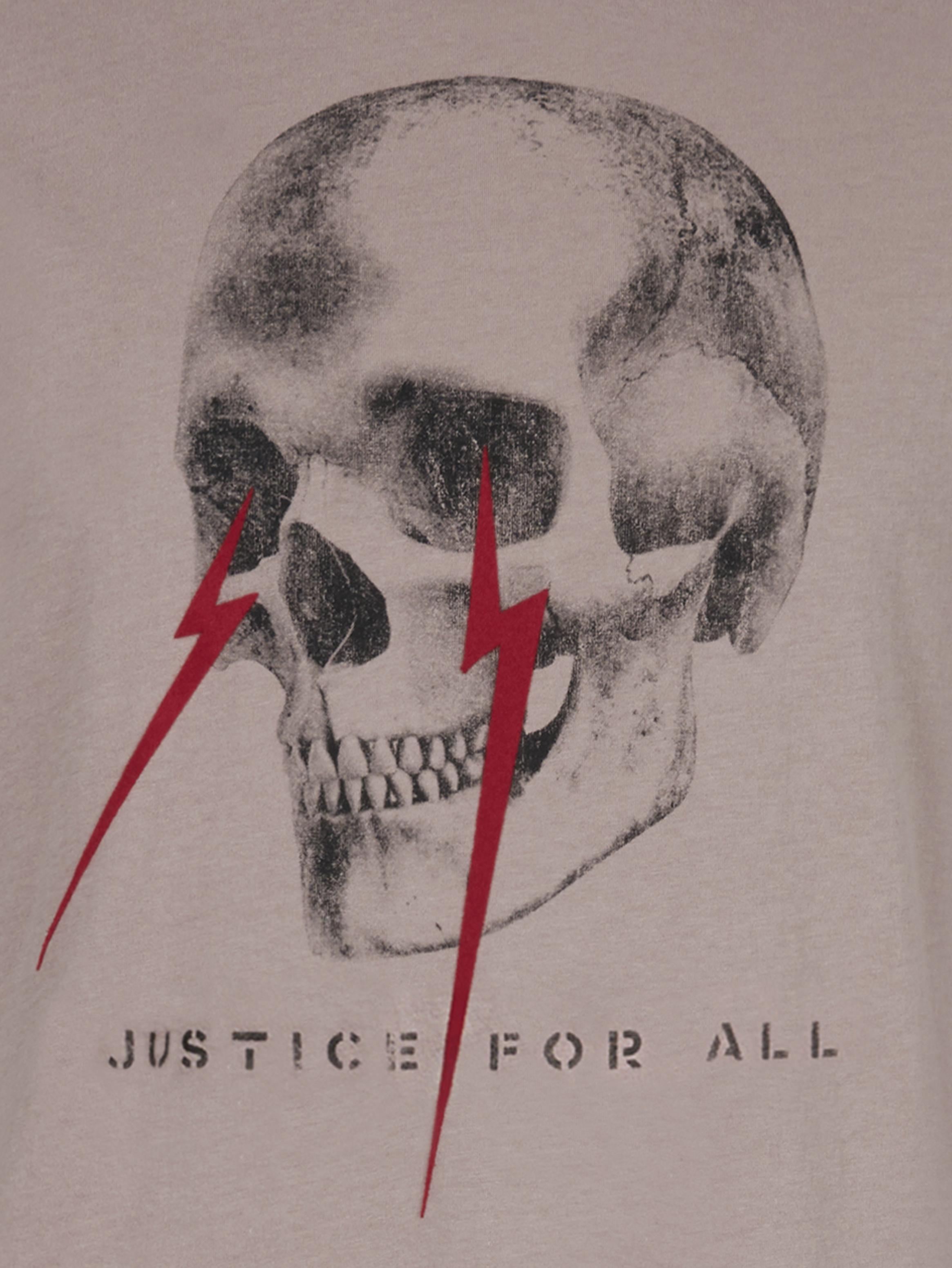 SS CREW RAW EDGE - JUSTICE SKULL image number 6