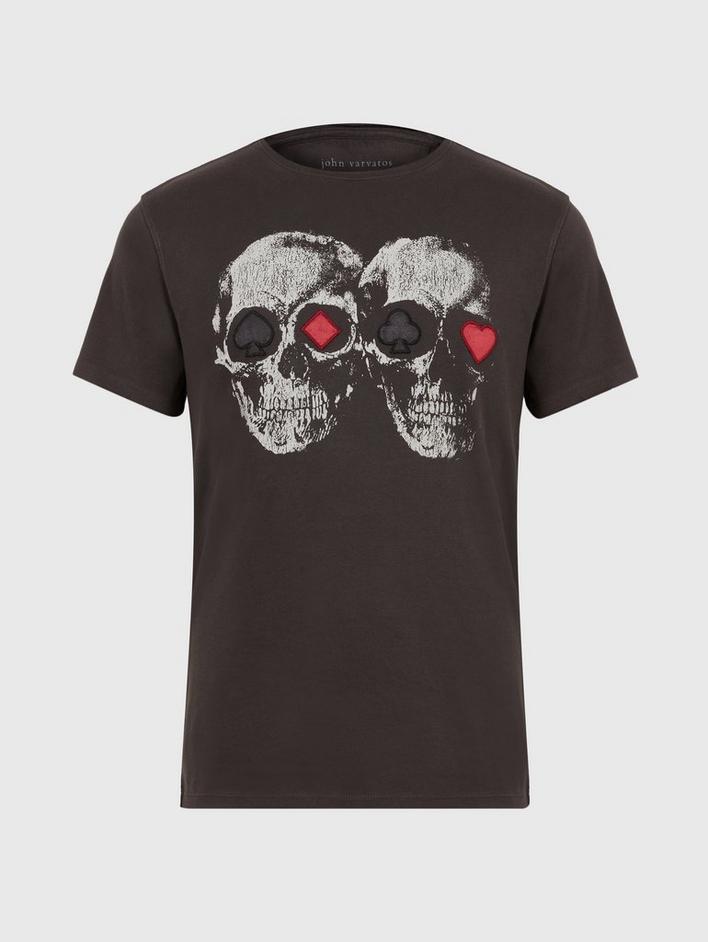 DOUBLE DOWN SKULL TEE image number 3