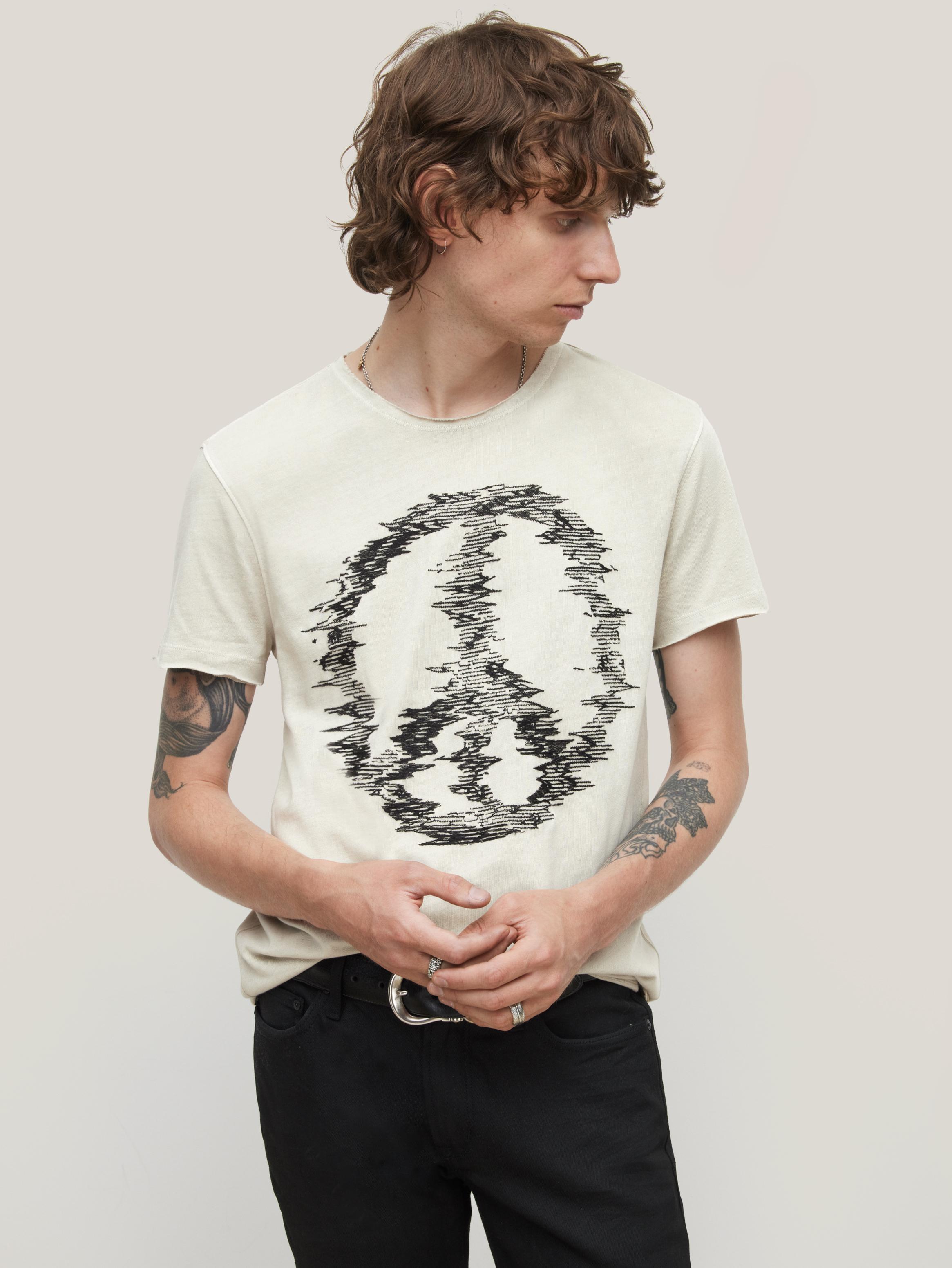 DISTORTED PEACE TEE image number 1