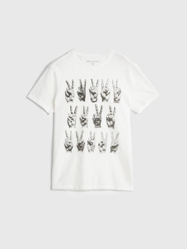 PEACE HANDS TEE image number 1