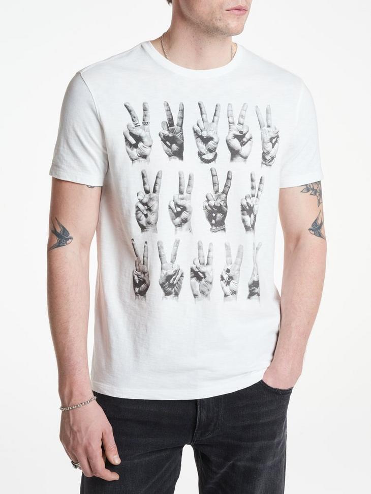 PEACE HANDS TEE image number 2