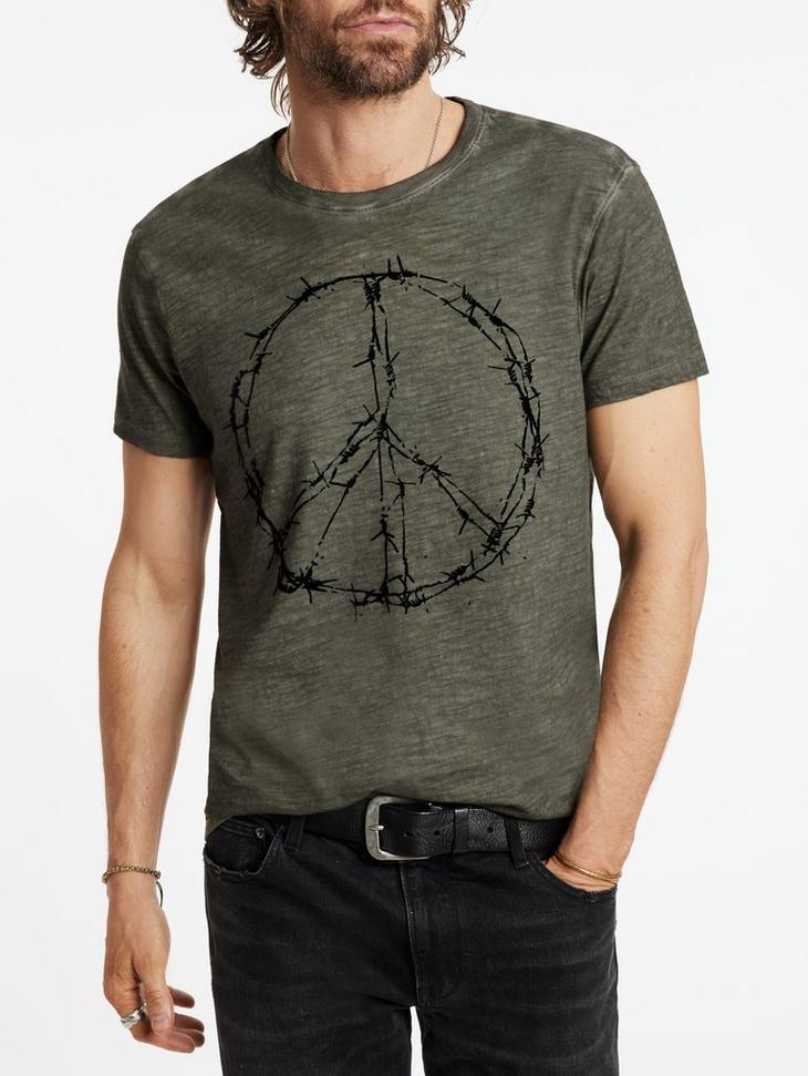BARBWIRE PEACE TEE image number 2
