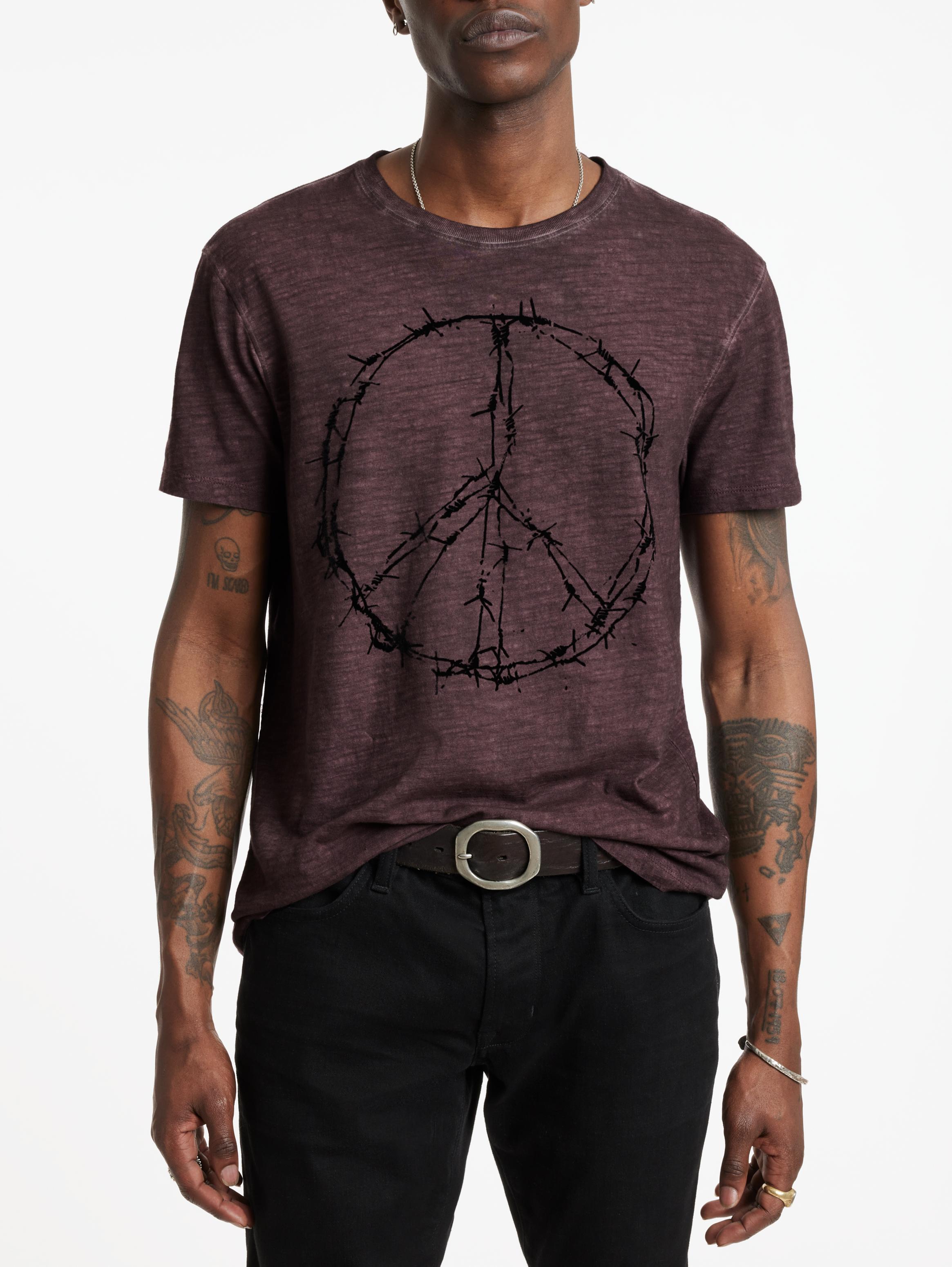 BARBWIRE PEACE TEE image number 2