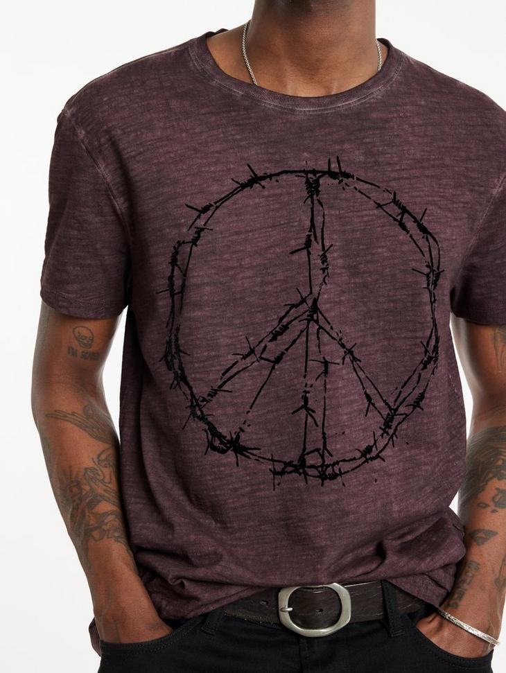 BARBWIRE PEACE TEE image number 3
