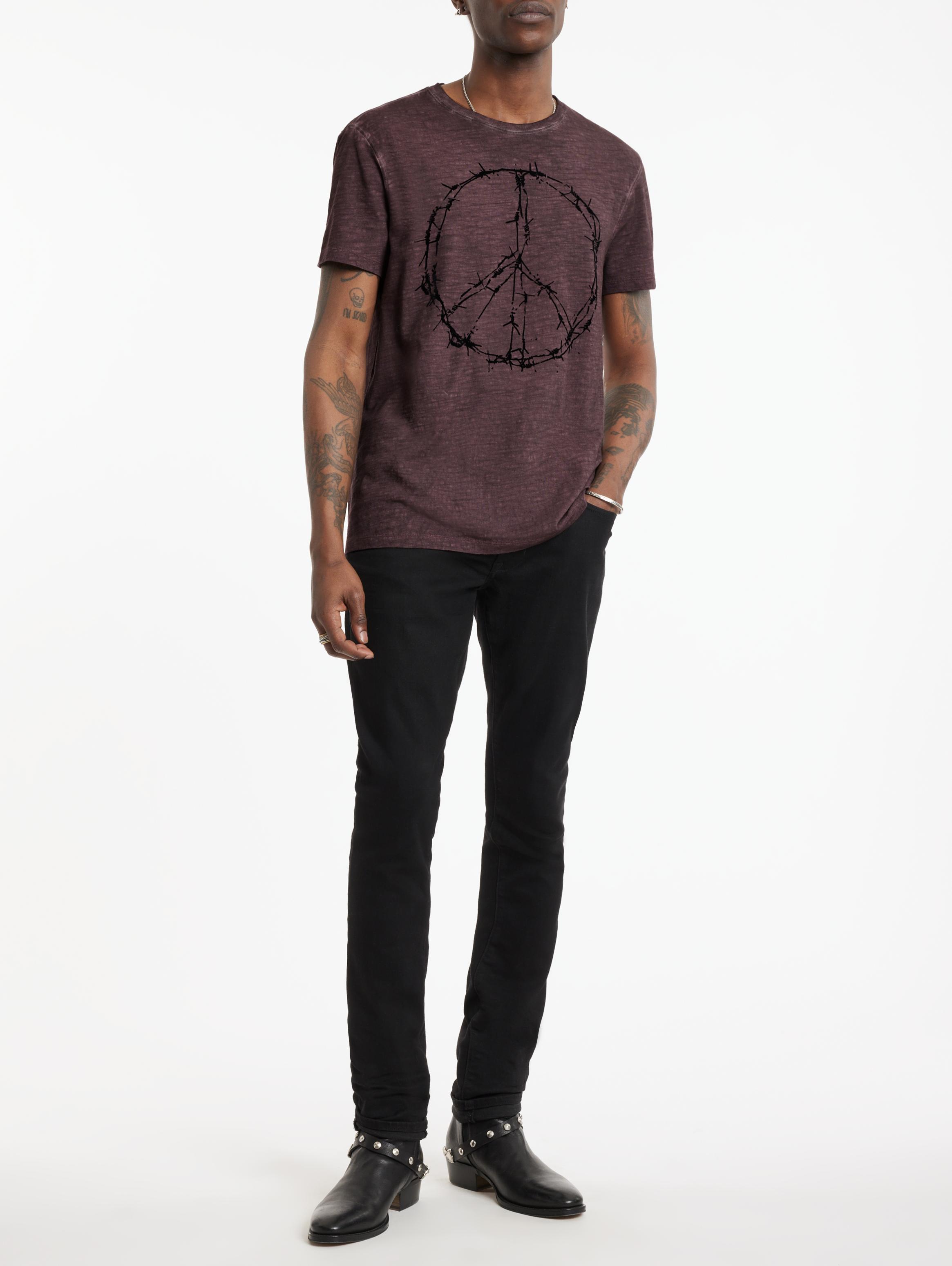 BARBWIRE PEACE TEE | John Varvatos