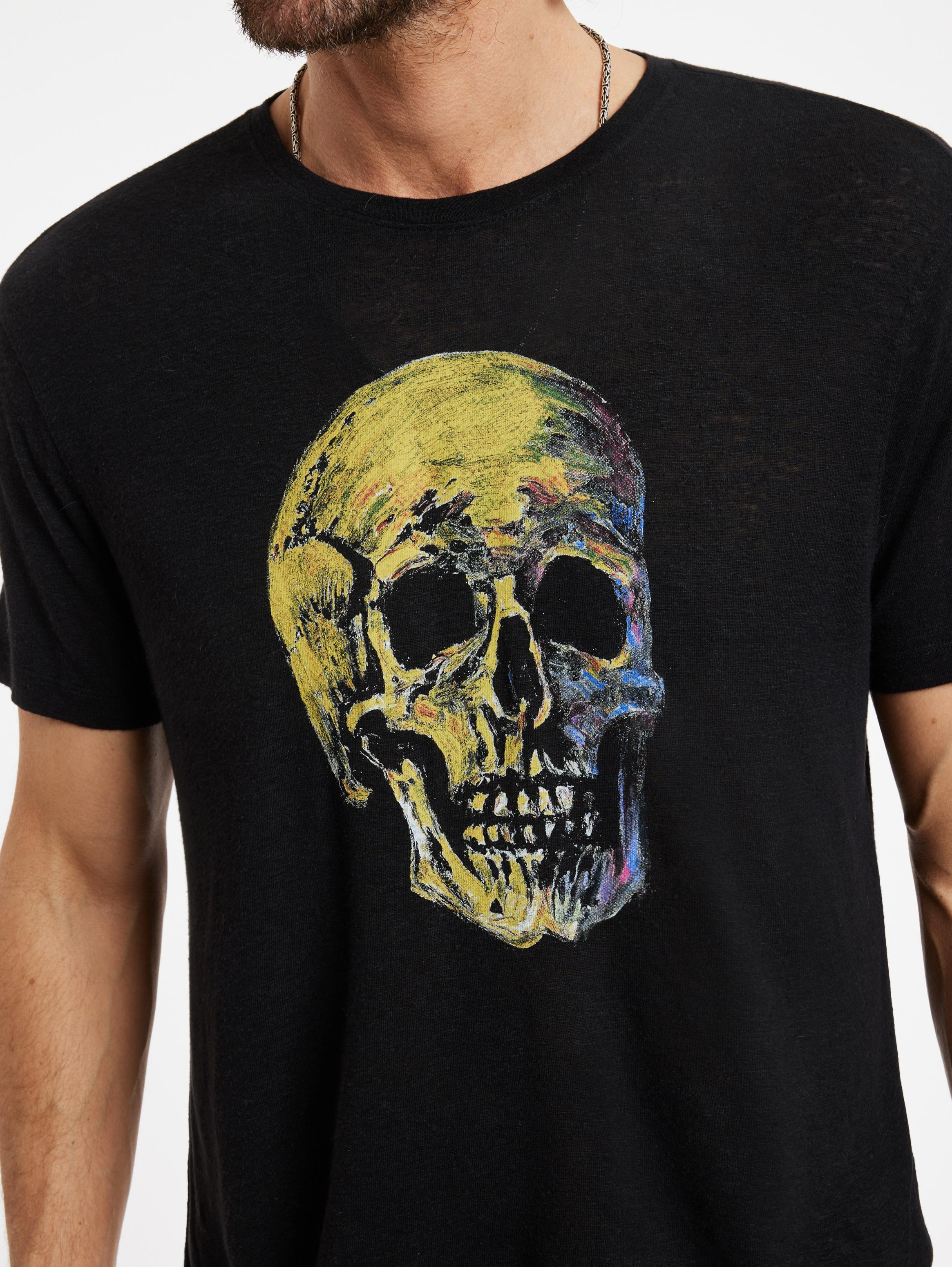 T-Shirt Masculina Rx Skull Draw - John John - Vinho - Shop2gether