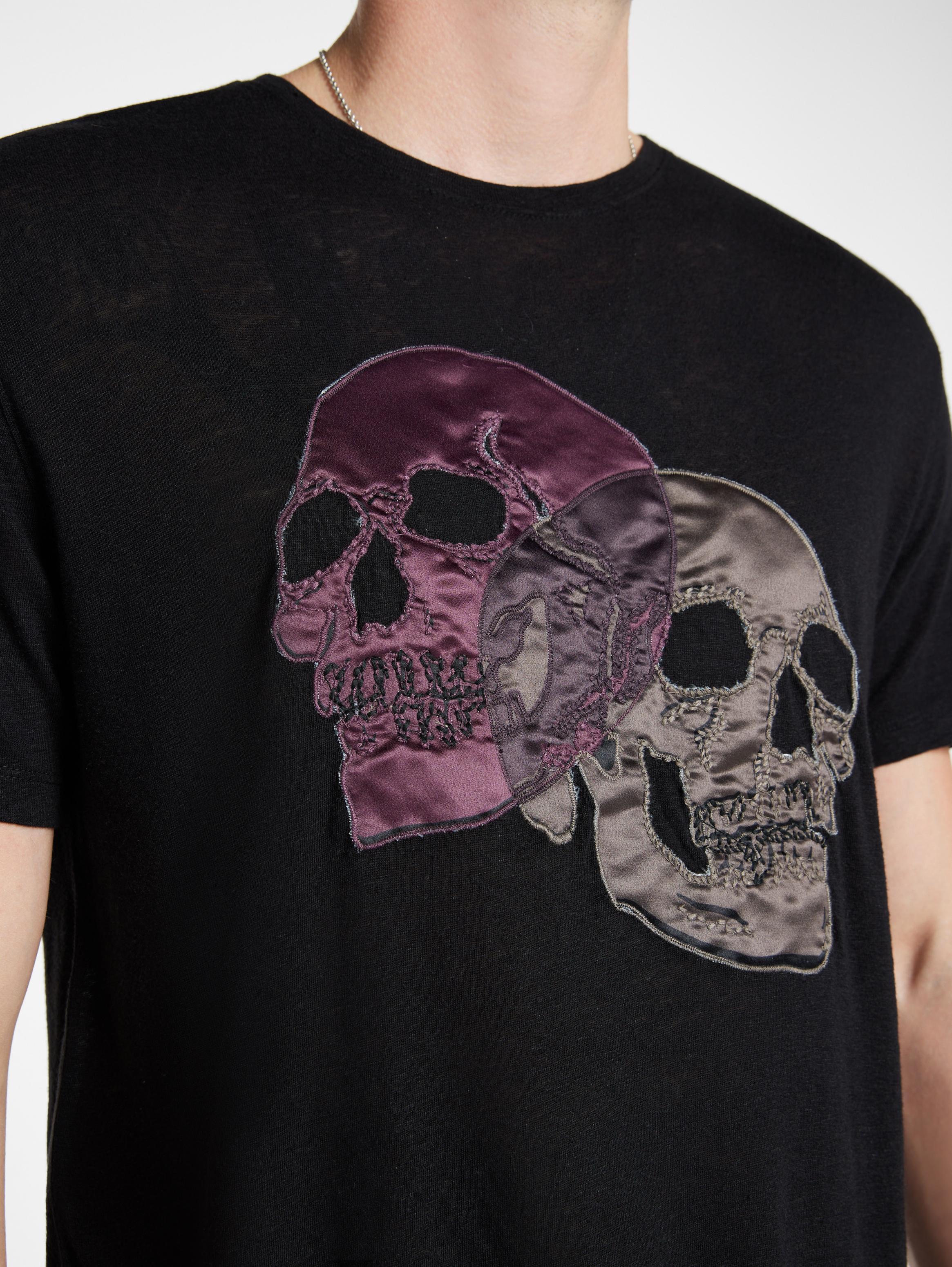 T-Shirt Masculina Rx Skull Draw - John John - Vinho - Shop2gether