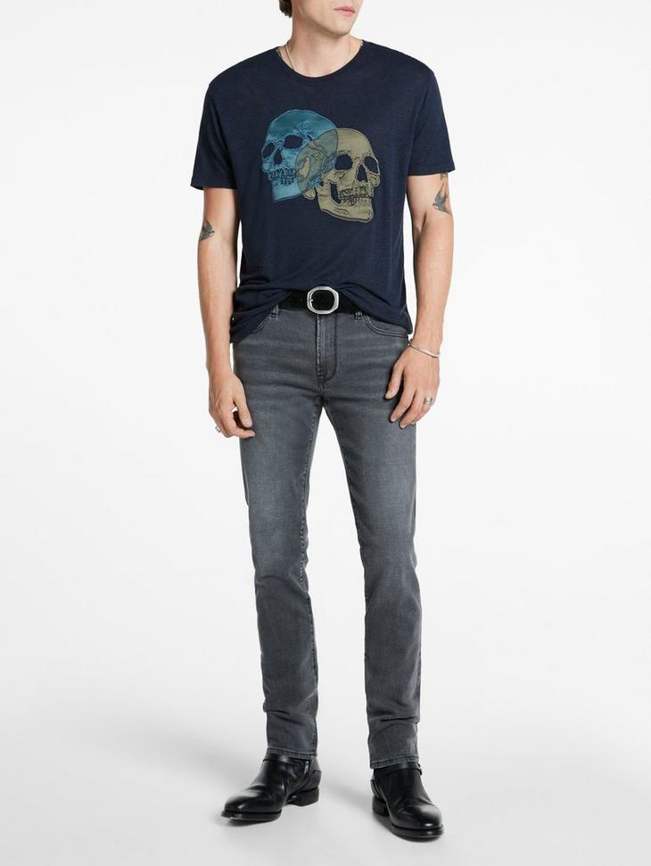 DOUBLE SKULL TEE image number 4
