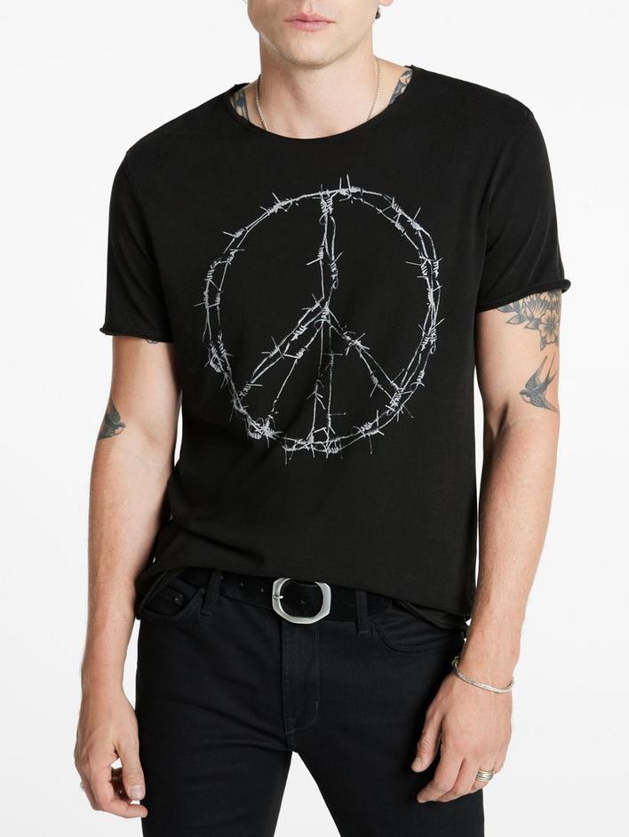 BARBWIRE PEACE TEE image number 2